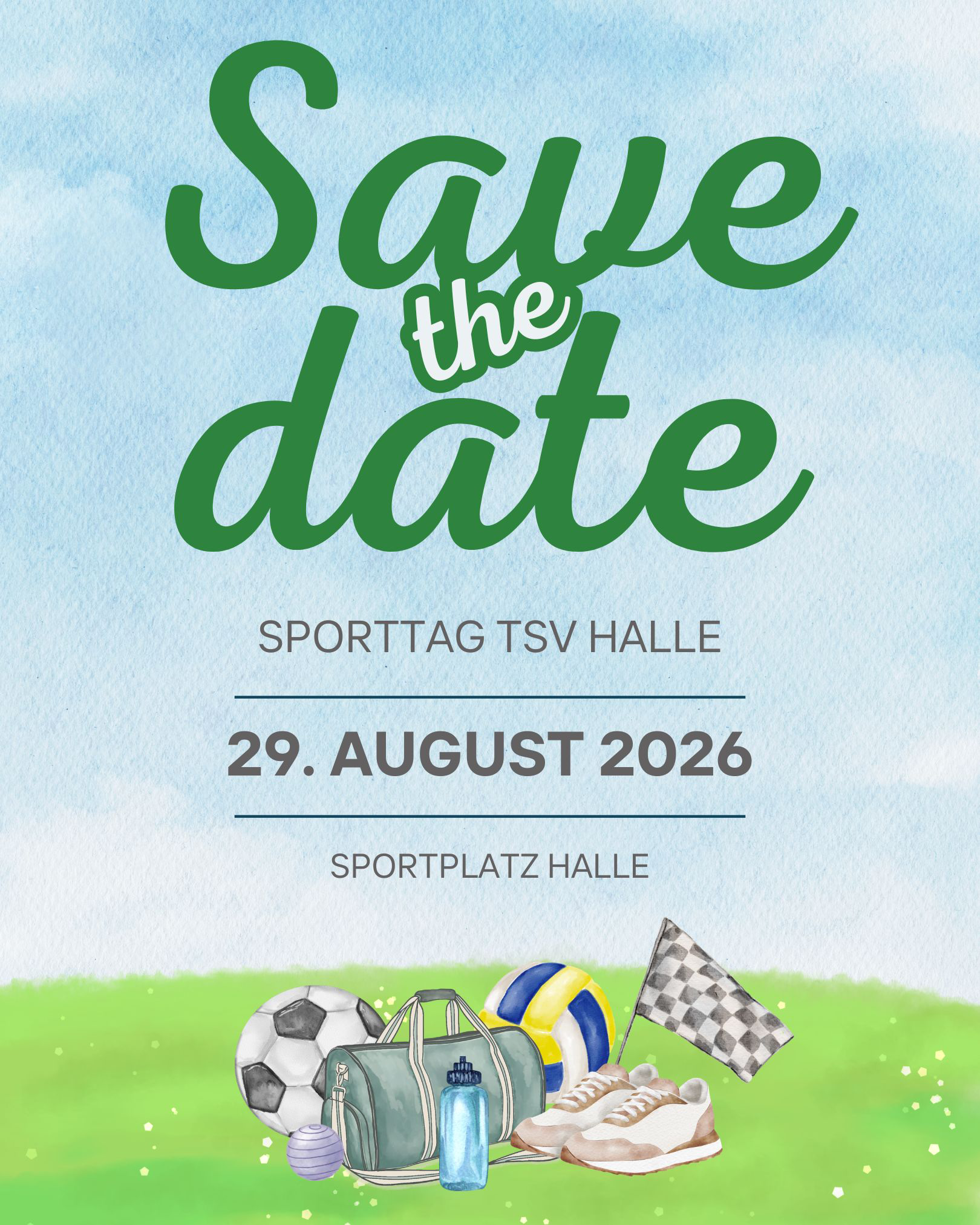 Save the Date Sporttag 2026